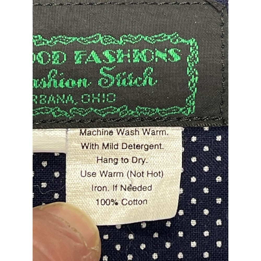 Vintage Foxwood Fashions Women's Cotton Farm Scene Amish Cottage Core Vest XL - Picture 7 of 9